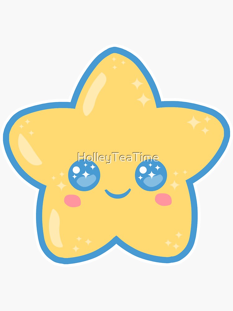 Cute kawaii stars sticker collection Sticker for Sale by