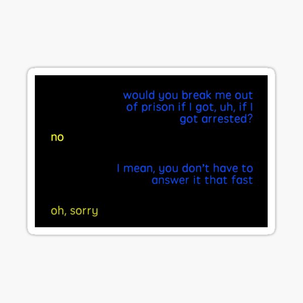 "Buzzfeed Unsolved Quote" Sticker for Sale by AudF Redbubble