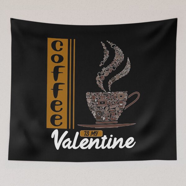 Item preview, Coffee Is My Valentine Coffee Lover Valentines Day designed and sold by Joxxio.