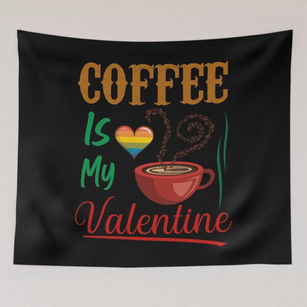 Item preview, Coffee Is My Valentine Coffee Lover Valentines Day designed and sold by Joxxio.