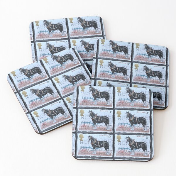 Item preview, Shire Horse Vintage Postage Stamp designed and sold by Factory57.
