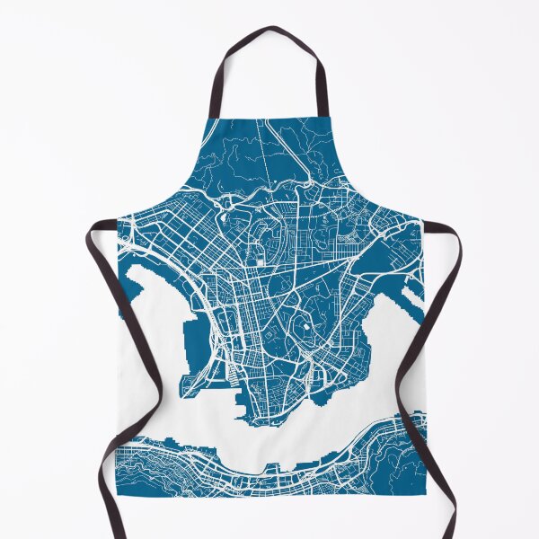 Item preview, Hong Kong City Map - Blue designed and sold by helloadventure.