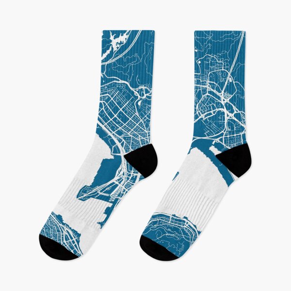 Item preview, Hong Kong City Map - Blue designed and sold by helloadventure.