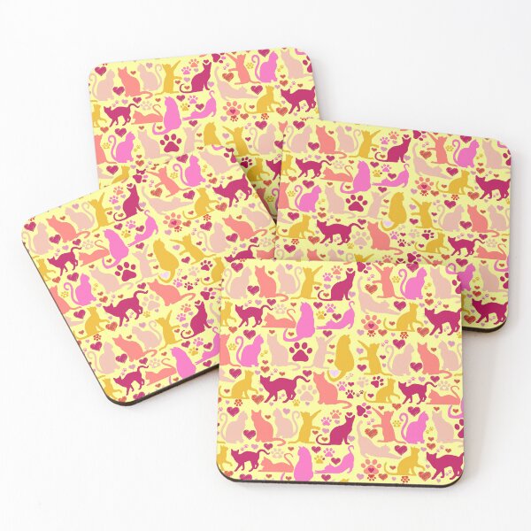 Item preview, Pattern of cats designed and sold by Layla Art.