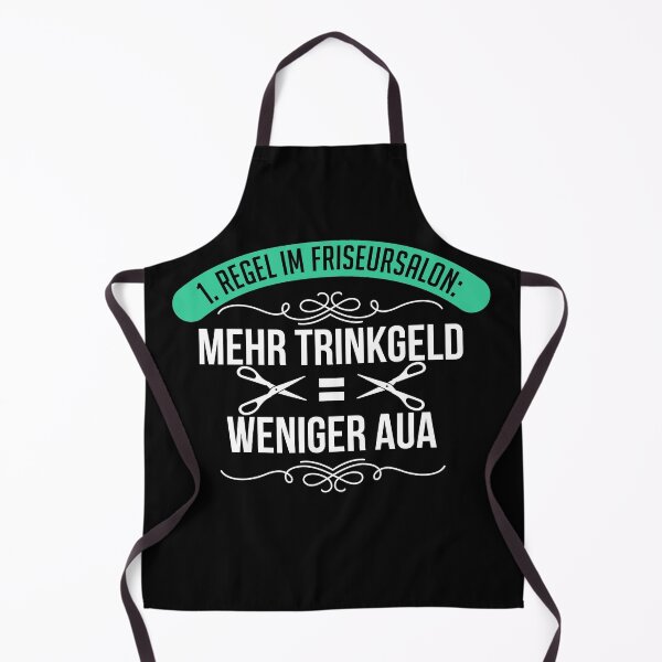 Artikelvorschau, Friseur Spruch Mehr Trinkgeld weniger Aua entworfen und verkauft von PlatonisDesign.