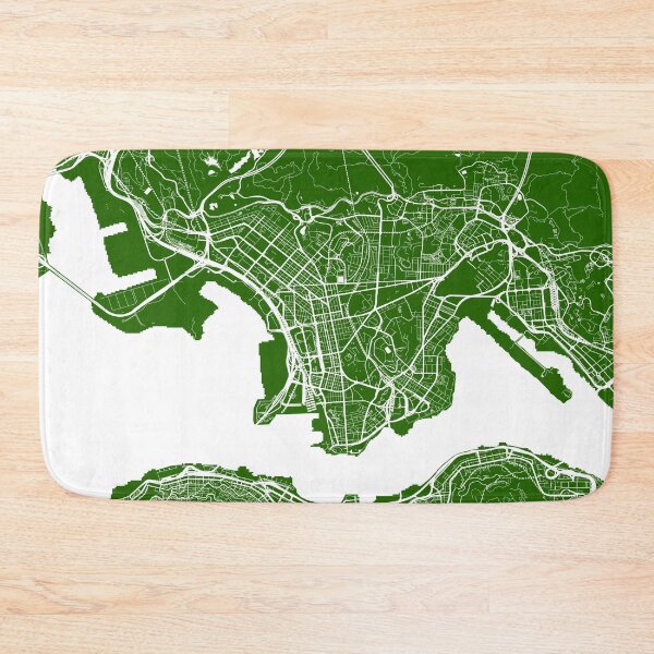 Item preview, Hong Kong City Map - Green designed and sold by helloadventure.