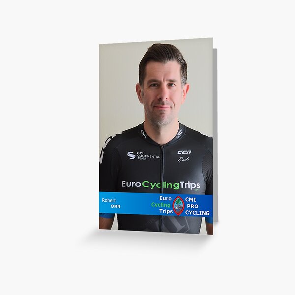Robert ORR - EuroCyclingTrips Pro Cycling Rider Card Greeting Card