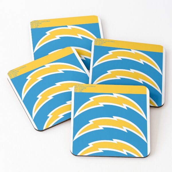 Item preview, Chargers Geometric Minimal Design designed and sold by ShopBensNook.