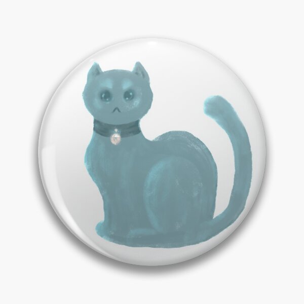 Item preview, Cute icy arctic kitty cat design - icy blue colour  designed and sold by Balsamista-art.