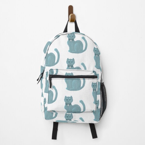 Item preview, Cute icy arctic kitty cat design - icy blue colour designed and sold by Balsamista-art.