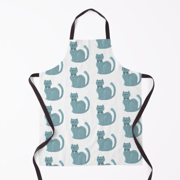 Item preview, Cute icy arctic kitty cat design - icy blue colour designed and sold by Balsamista-art.