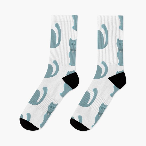 Item preview, Cute icy arctic kitty cat design - icy blue colour  designed and sold by Balsamista-art.