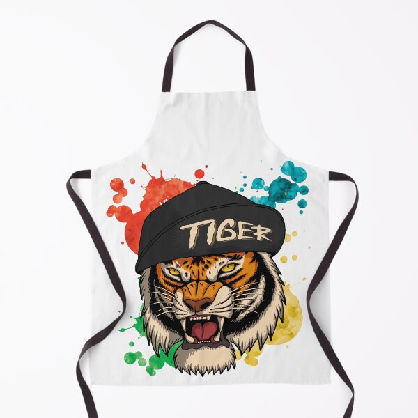 Item preview, Tiger  - Black Hat - Paint Splash Design designed and sold by onjcdesign.