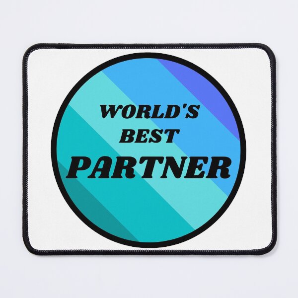 Item preview, Worlds Best Partner BLUE designed and sold by HybrisStudio.