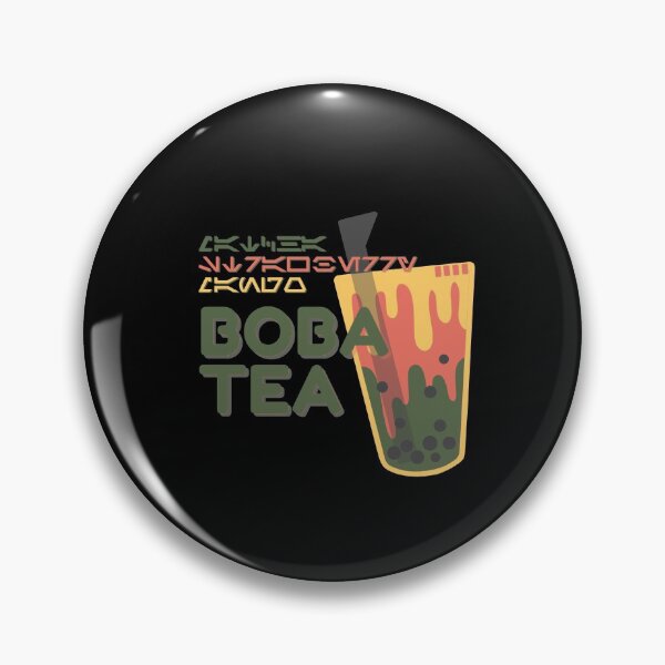 Item preview, Boba Tea - Matcha Strawberry Mango? As you wish in AUREBESH designed and sold by LudicrousFeed.