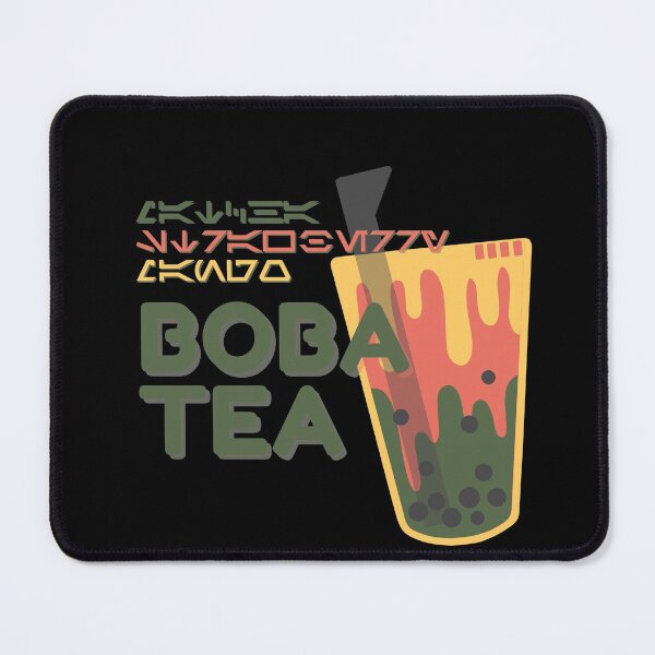 Item preview, Boba Tea - Matcha Strawberry Mango? As you wish in AUREBESH designed and sold by LudicrousFeed.