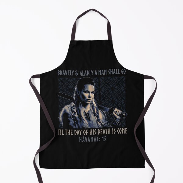 Item preview, Bravely & Gladly a Man Shall Go, Norse Viking Proverb, Havamal, Viking Gift designed and sold by Proverbial Wisdom Design.