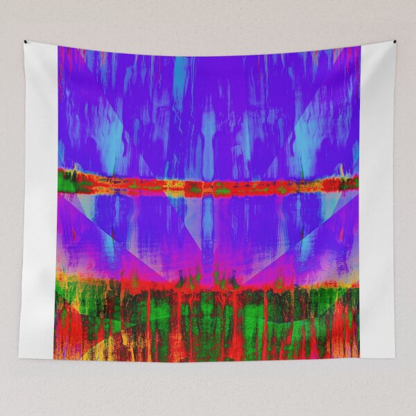 Item preview, Alien World Science Fiction Abstract Expressionist Landscape designed and sold by EdwardMonet.