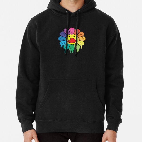 Takashi murakami black online hoodie