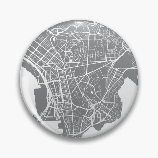 Item preview, Hong Kong City Map - Grey designed and sold by helloadventure.
