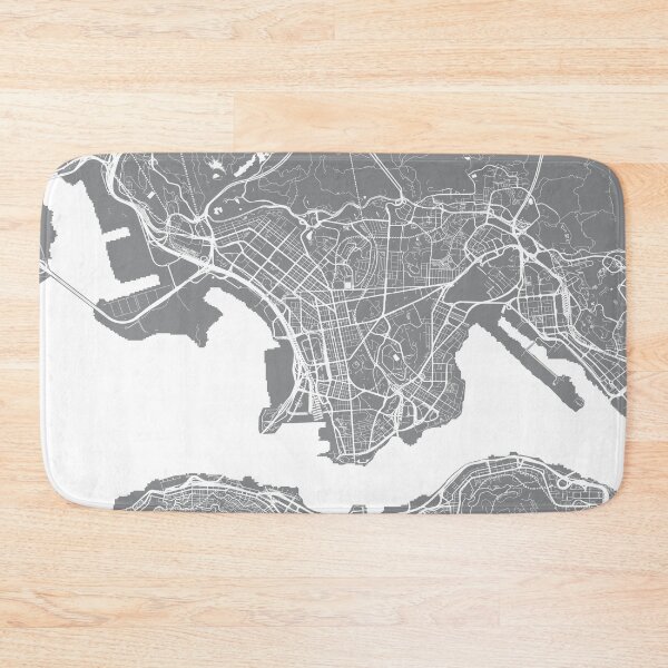 Item preview, Hong Kong City Map - Grey designed and sold by helloadventure.