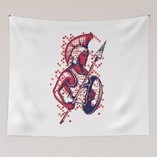 Item preview,  Warrior woman holding a spear designed and sold by Marketmg.
