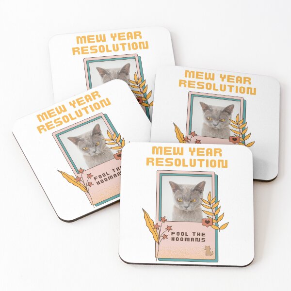 Item preview, Beautiful Funny New Year Resolution Quote, Fool The Hoomans. designed and sold by SidhuKeet1.