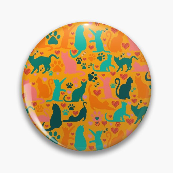 Item preview, Pattern of cats designed and sold by Layla Art.