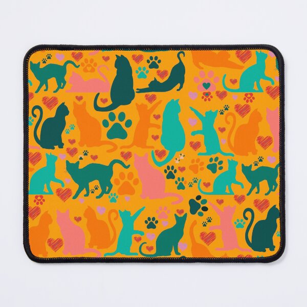 Item preview, Pattern of cats designed and sold by Layla Art.