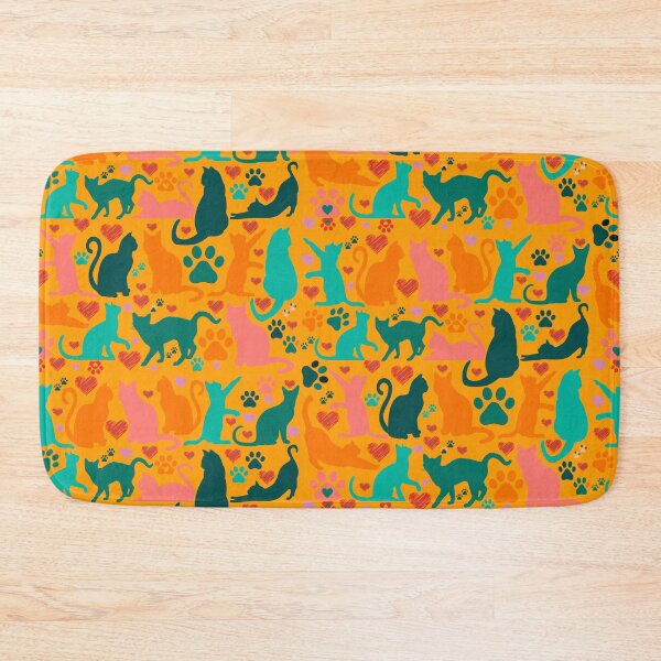 Item preview, Pattern of cats designed and sold by Layla Art.