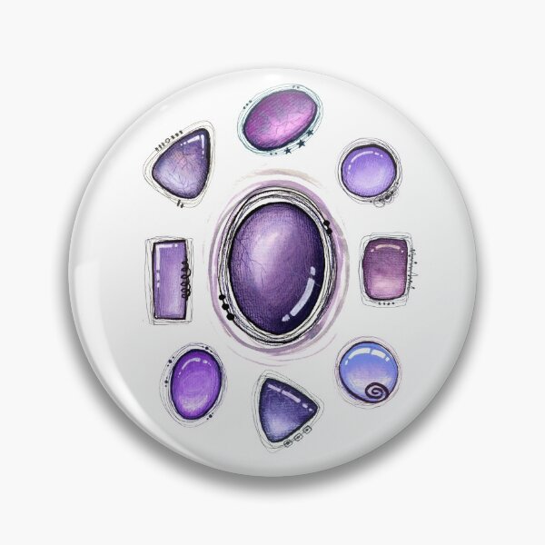 Item preview, Smooth Wire-Wrapped Amethyst Gemstones designed and sold by Rachael Brearton.