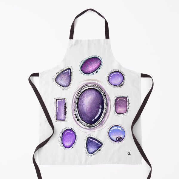 Item preview, Smooth Wire-Wrapped Amethyst Gemstones designed and sold by Rachael Brearton.