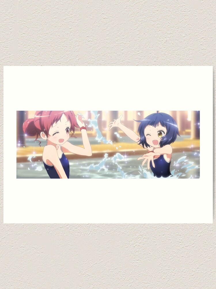 Gochuumon wa Usagi Desu ka? Pool pan shot Greeting Card for Sale by  DoctorFlippers