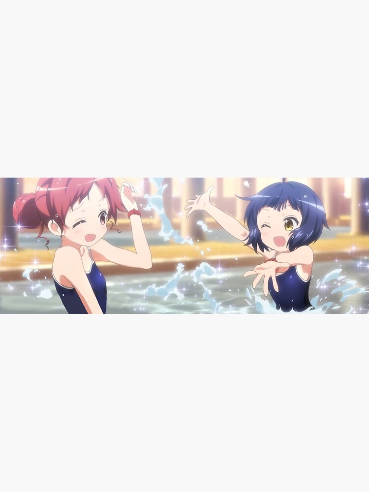 Gochuumon wa Usagi Desu ka? Pool pan shot Greeting Card for Sale by  DoctorFlippers