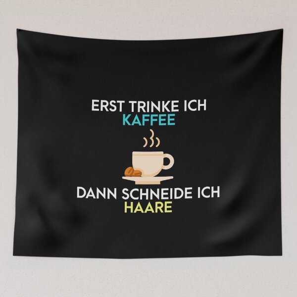 Item preview, First I drink coffee funny hairdresser saying designed and sold by PlatonisDesign.