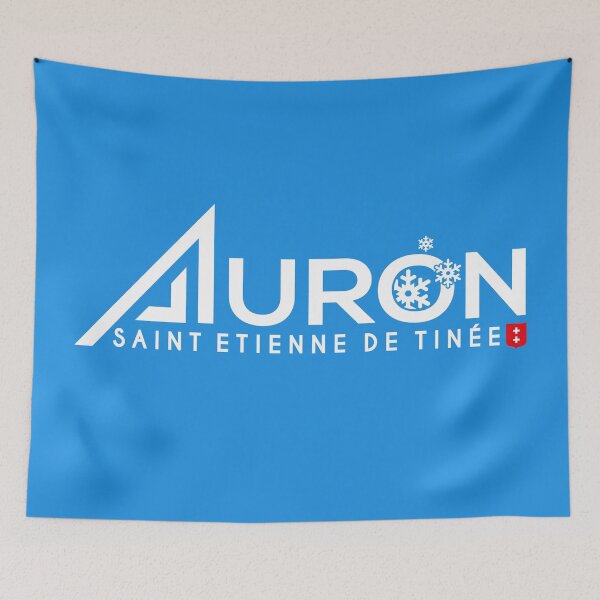 Item preview, Auron French Saint-Etienne Skiing Love Ski Resort designed and sold by HelloFromAja.