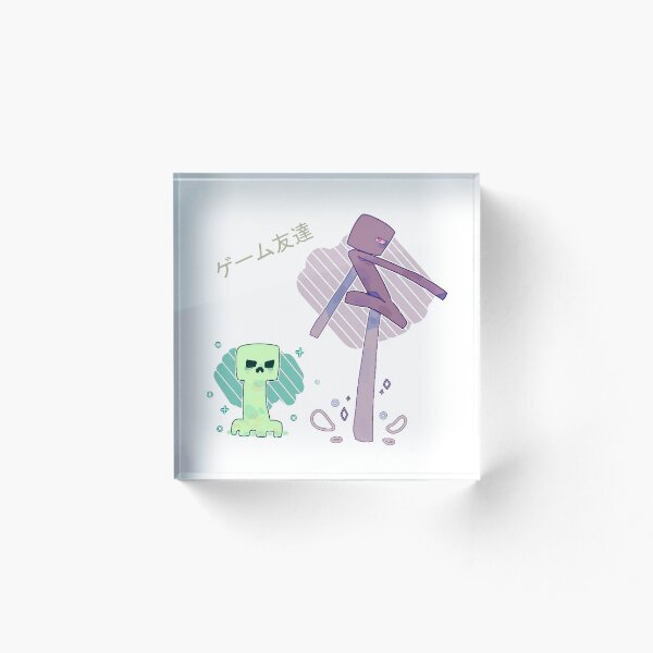Item preview, Japanese Enderman and Creeper Gaming Friends designed and sold by ddkart.