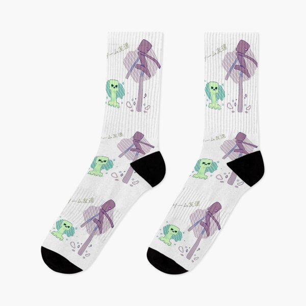 Item preview, Japanese Enderman and Creeper Gaming Friends designed and sold by ddkart.
