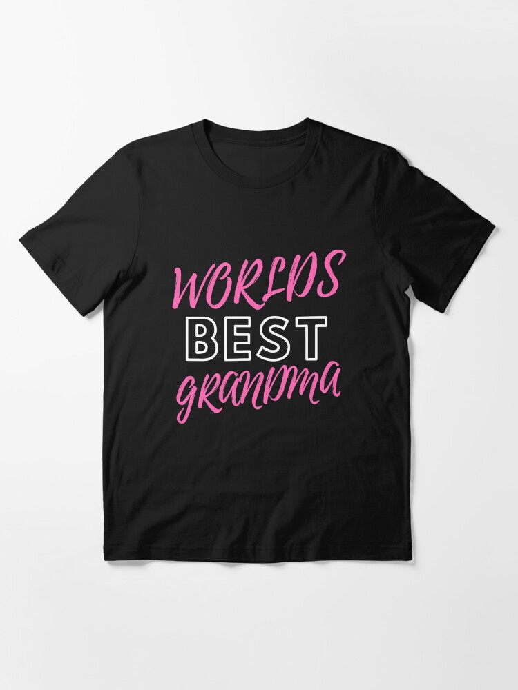 worlds best grandma t shirt