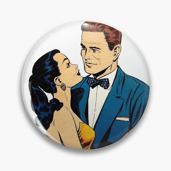Item preview, Dancing Date - 1950s Fancy Party Couple designed and sold by paljoeyprints.
