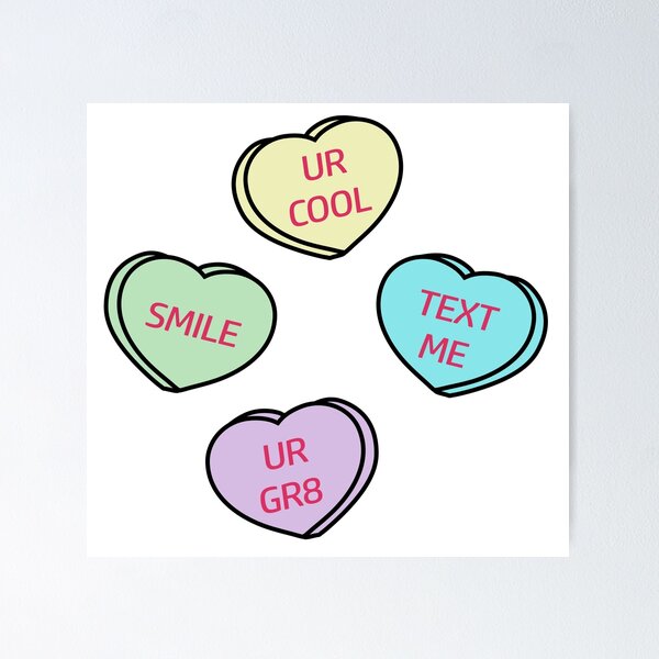 Item preview, Heart Candy Sticker Pack - Friends designed and sold by ekiso.