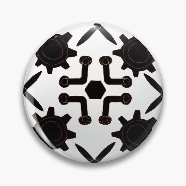 Item preview, mechanical pattern 1.0 designed and sold by WRUSGraphics.