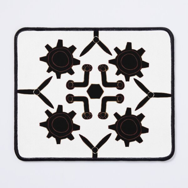 Item preview, mechanical pattern 1.0 designed and sold by WRUSGraphics.