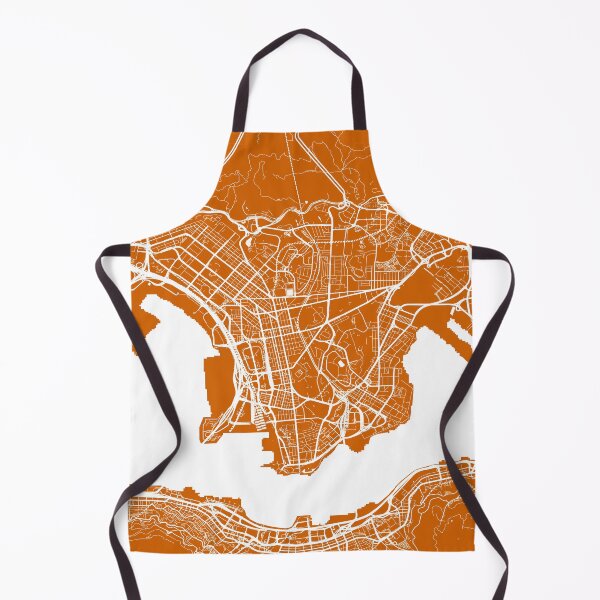 Item preview, Hong Kong City Map - Orange designed and sold by helloadventure.