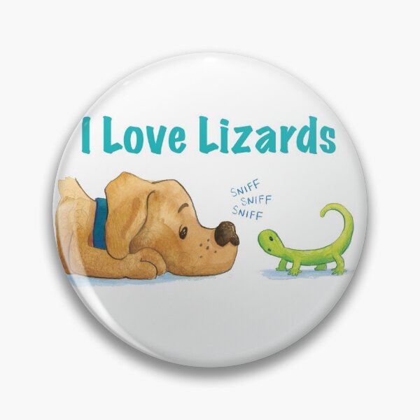 Item preview, Puppy Dog - I Love Lizards - Dog Chasing Lizard designed and sold by gtgbrown.