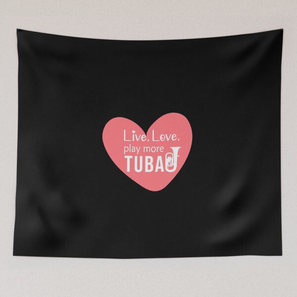 Item preview, heart Tuba Player Gift, Live, Love, Play More Tuba Birthday Gifts Tubaist Funny Musician  Band Gift  Funny Rude Offensive saying, designed and sold by joygift369.