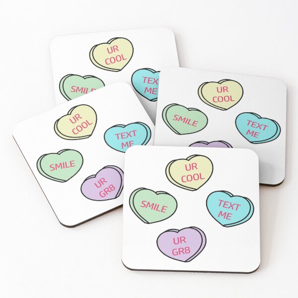 Item preview, Heart Candy Sticker Pack - Friends designed and sold by ekiso.