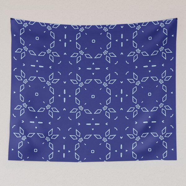 Item preview, Exotic blue pattern designed and sold by theluckstore.