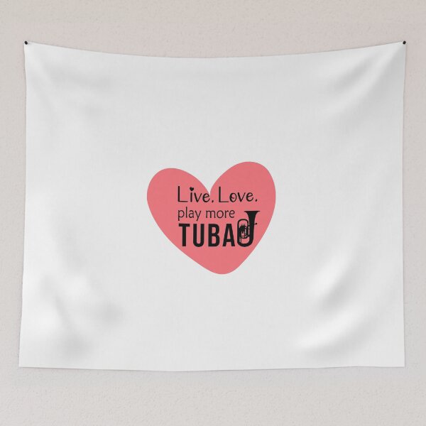 Item preview, heart Tuba Player Gift, Live, Love, Play More Tuba Birthday Gifts Tubaist Funny Musician  Band Gift  Funny Rude Offensive saying, designed and sold by joygift369.