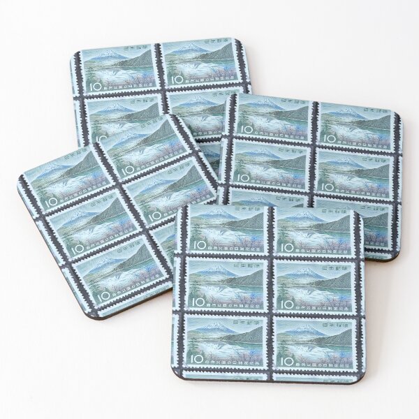 Item preview, Mountains Across the Lake Vintage Postage Stamp designed and sold by Factory57.
